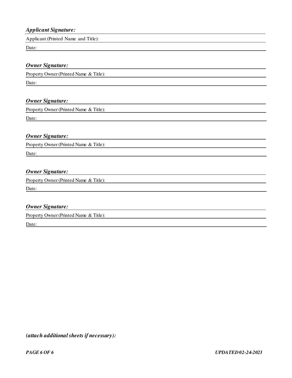 Request for Full Purpose Annexation Application and Checklist - City of Fort Worth, Texas, Page 6