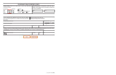 Form DL546A Physician&#039;s Health Report - California, Page 2