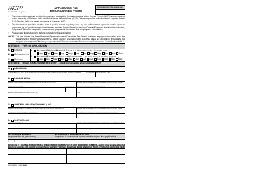 Form DMV706 Application for Motor Carrier Permit - California, Page 5