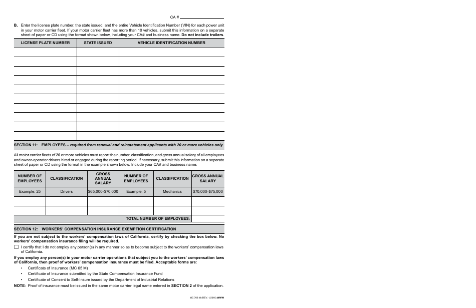 Form DMV706 Fill Out, Sign Online and Download Fillable PDF