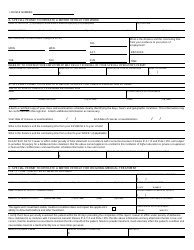 Form MD-1 Special Operators Permit Application - Connecticut, Page 2
