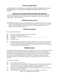 Form 70B Stalking No Contact Order - Illinois, Page 3