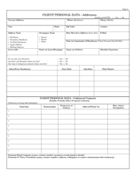 Worksheet for Pretrial Services Report - Missouri, Page 2
