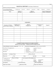 Worksheet for Pretrial Services Report - Missouri, Page 3