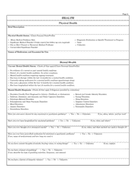 Worksheet for Pretrial Services Report - Missouri, Page 6