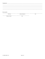Form CL-760GE-COMP Verification of Program Completion for General Education Teaching Credentials (Multiple and Single Subject) - California, Page 2