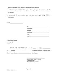 Form MMM-LF-10 Third Party&#039;s Consent to Attend and Participate in Mortgage Modification Mediation - Florida, Page 2