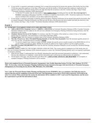 DMA Form 1003 Emergency Planning Notification (Epn) - Wisconsin, Page 8