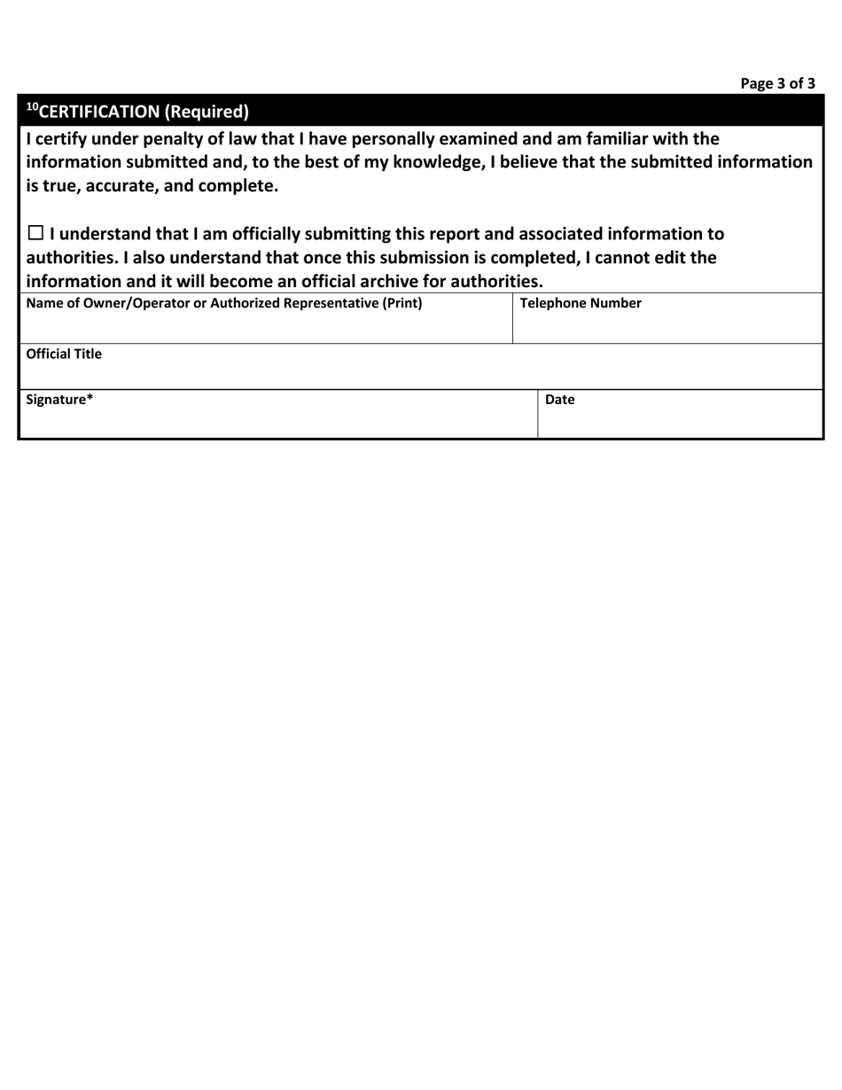 DMA Form 83R Farm Emergency Planning Notification (Epn) - Wisconsin, Page 3