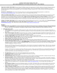 DMA Form 83R Farm Emergency Planning Notification (Epn) - Wisconsin, Page 4