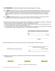 Emergency Firearms Restraining Order - Illinois, Page 3