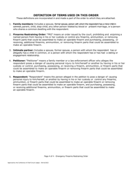 Emergency Firearms Restraining Order - Illinois, Page 4