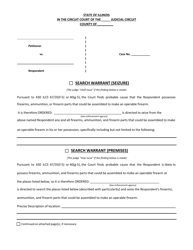 Document preview: Search Warrant - Seizure/Premises - Illinois