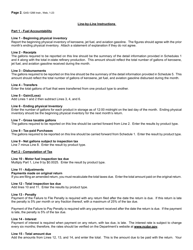 Instructions for Form GAS-1288 Kerosene Supplier Return - North Carolina, Page 2