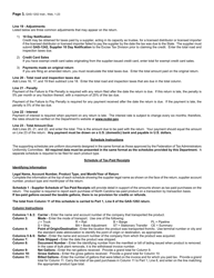 Instructions for Form GAS-1202 Motor Fuel Supplier Return - North Carolina, Page 3