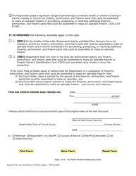 Six Month Firearms Restraining Order - Illinois, Page 3