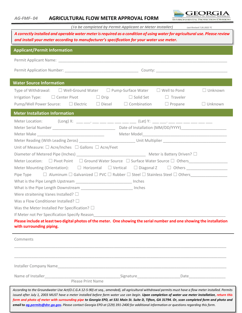 Form Ag Fmf Fill Out Sign Online And Download Printable Pdf