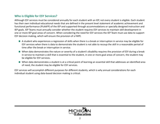 Review of Data for Considering Esy Services - Michigan, Page 2