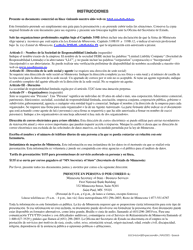 Minnesota Limited Liability Company Articles of Organization - Minnesota (English/Spanish), Page 4