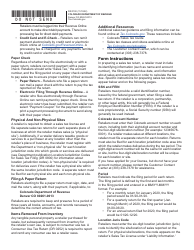 Form DR0100 Colorado Retail Sales Tax Return - Colorado, Page 2