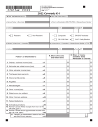 Form DR0106K Colorado K-1 - Colorado, Page 9