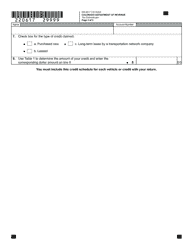 Form DR0617 Innovative Motor Vehicle and Truck Credits - Colorado, Page 4