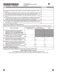 Form DR1305 Gross Conservation Easement Donor Schedule - Colorado, Page 2