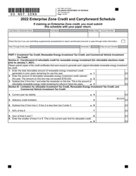 Form DR1366 Enterprise Zone Credit and Carryforward Schedule - Colorado, Page 2