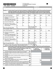 Form DR1366 Enterprise Zone Credit and Carryforward Schedule - Colorado, Page 6