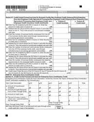 Form DR1366 Enterprise Zone Credit and Carryforward Schedule - Colorado, Page 7