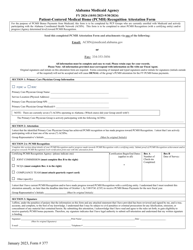 Document preview: Form 377 Patient-Centered Medical Home (Pcmh) Recognition Attestation Form - Alabama
