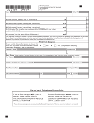 Form DR0104 Colorado Individual Income Tax Return - Colorado, Page 4