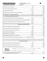 Form DR0020CX Amended Colorado Coal Severance Tax Return - Colorado, Page 3