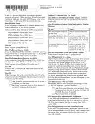 Form DR0104CN Colorado Child Tax Credit - Colorado, Page 3