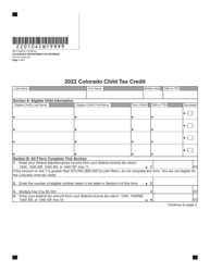 Form DR0104CN Colorado Child Tax Credit - Colorado, Page 4