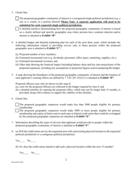 Application to Amend Bylaws (Section 3.01) Community of Interest - Geographic - Texas, Page 2