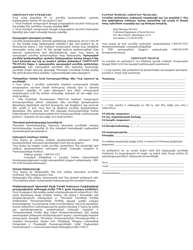 Form MH726 (NOA-A) Notice of Action (Assessment) - Medi-Cal Specialty Mental Health Program - Los Angeles County, California (Armenian), Page 2