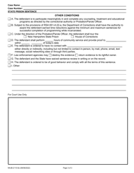 Form NHJB-2115-SE State Prison Sentence - New Hampshire, Page 3