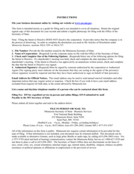 Minnesota Business Corporation Intent to Dissolve - Minnesota, Page 2