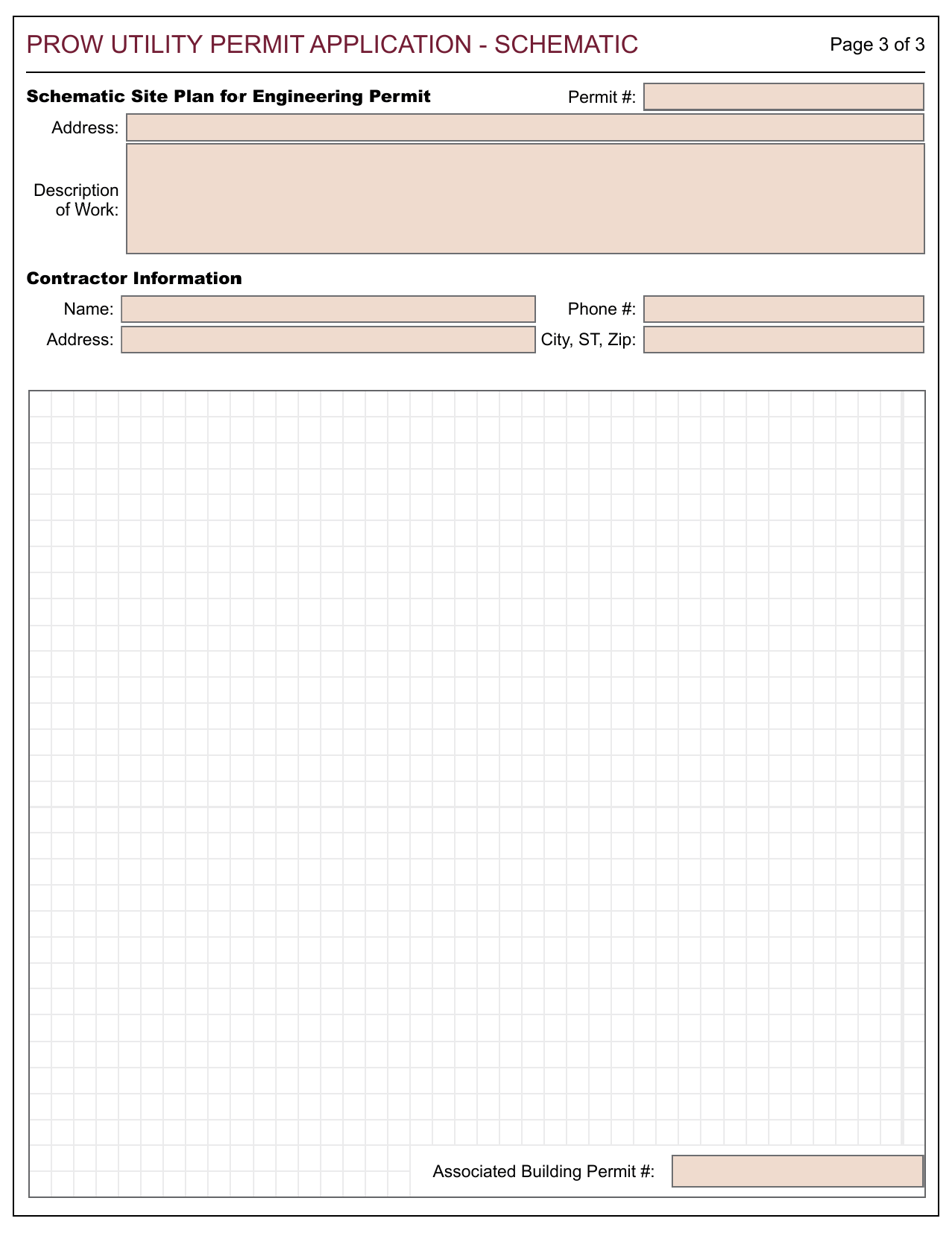 Miscellaneous Prow Utility Engineering Permit Application - City of Berkeley, California, Page 3