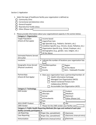 Implementation of Electronic Case Reporting (Ecr) in Healthcare Facilities Application - Tennessee, Page 2