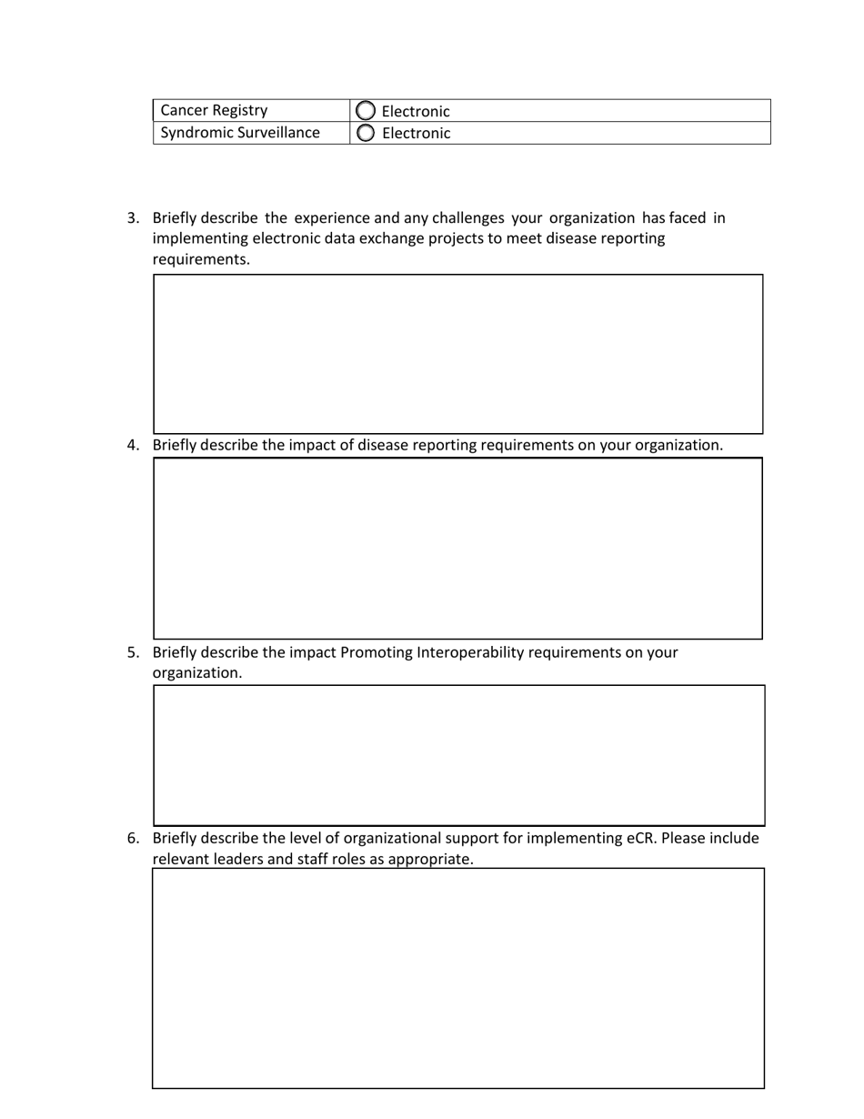 Tennessee Implementation of Electronic Case Reporting (Ecr) in ...