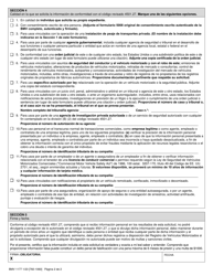Formulario BMV1177 Formulario De Solicitud De Expedientes De La Bmv De Ohio - Ohio (Spanish), Page 2