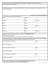 Form 114 Articles of Incorporation - Domestic Benefit Corporation - Rhode Island, Page 3
