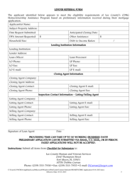 Cdbg Homeownership Assistance Application - Lee County, Florida, Page 3