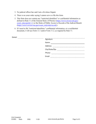 Form CIV803 Civil Complaint - Minnesota, Page 3