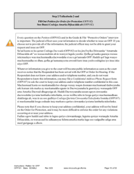 Form OFP101 Instructions - Asking for an Order for Protection (Ofp) - Minnesota (English/Somali), Page 10