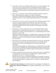 Form OFP101 Instructions - Asking for an Order for Protection (Ofp) - Minnesota (English/Somali), Page 24