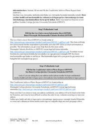 Form OFP101 Instructions - Asking for an Order for Protection (Ofp) - Minnesota (English/Somali), Page 28