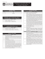 Instructions for Form R-9015, SEV O-1D Oil and/or Condensate Severance Tax Return - Lease Detail - Louisiana, Page 2